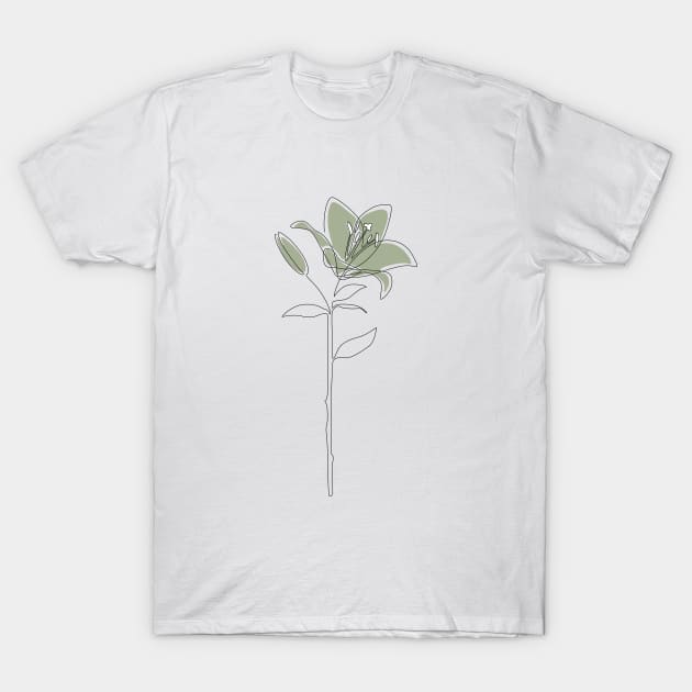 Matcha Lily T-Shirt by Explicit Design